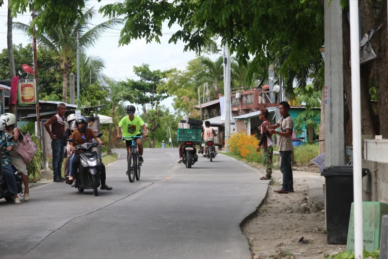Environmental User Fee checkpoint in Barangay Saavedra