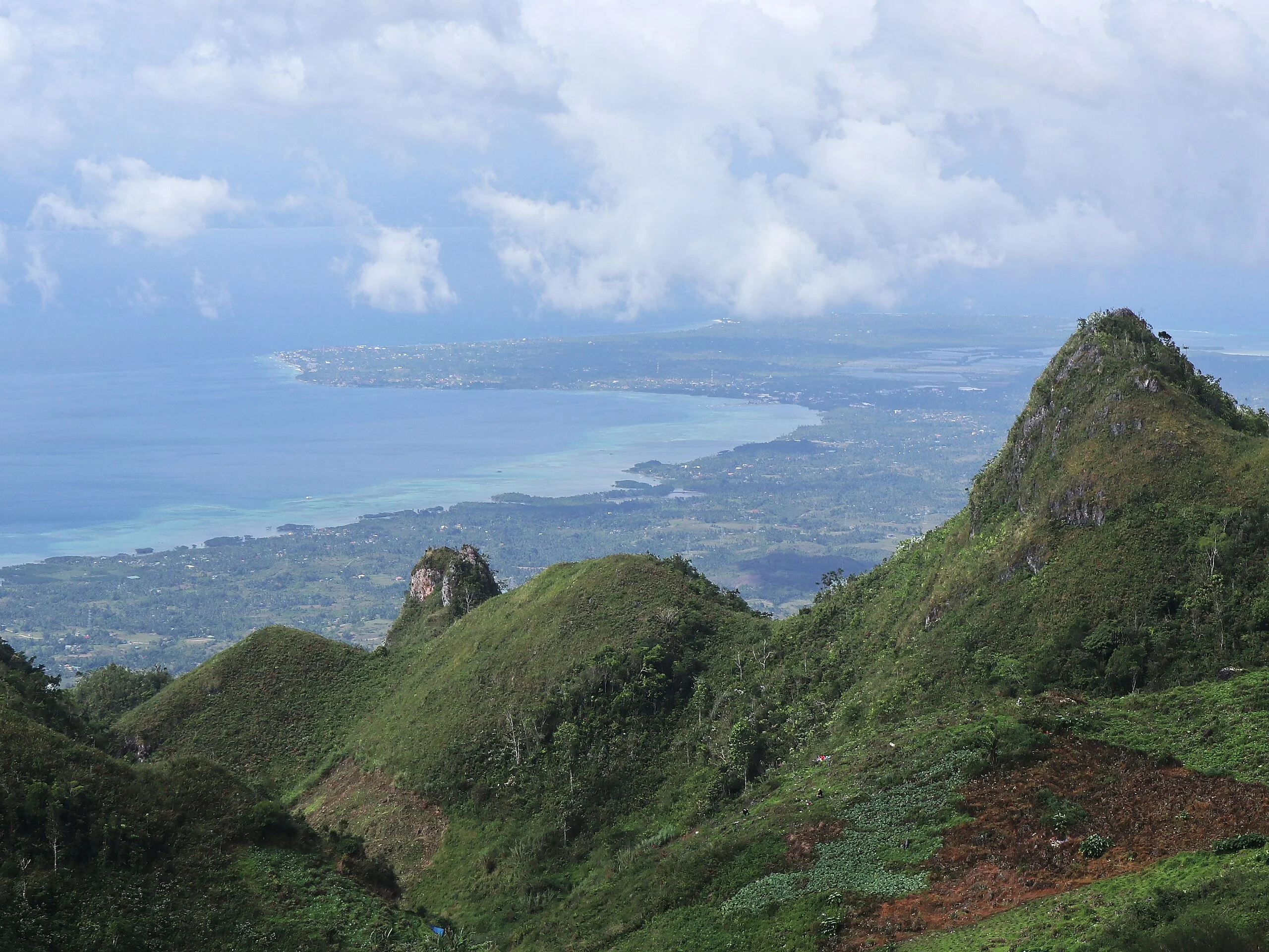 Moalboal coast view from Osmeña Peak